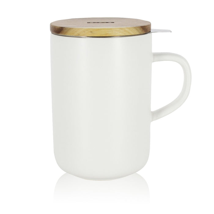 OGO Living Juliet Beker - Wit - Aardewerk - 475 ml
