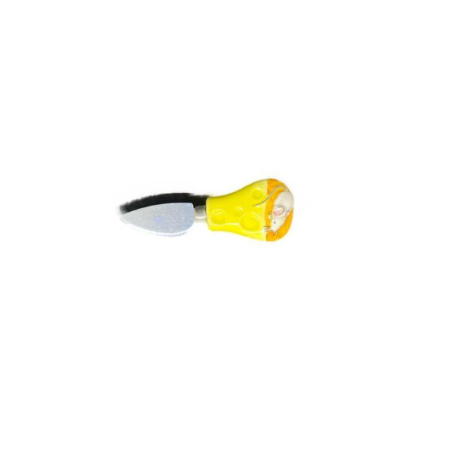 Piccobella Kaasmesje Muisje - Keramiek/RVS - 14 cm