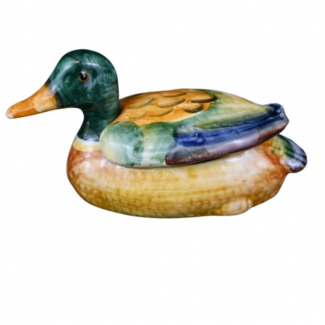 Piccobella Sauskom - Eend - Keramiek - 15 cm x 7 cm