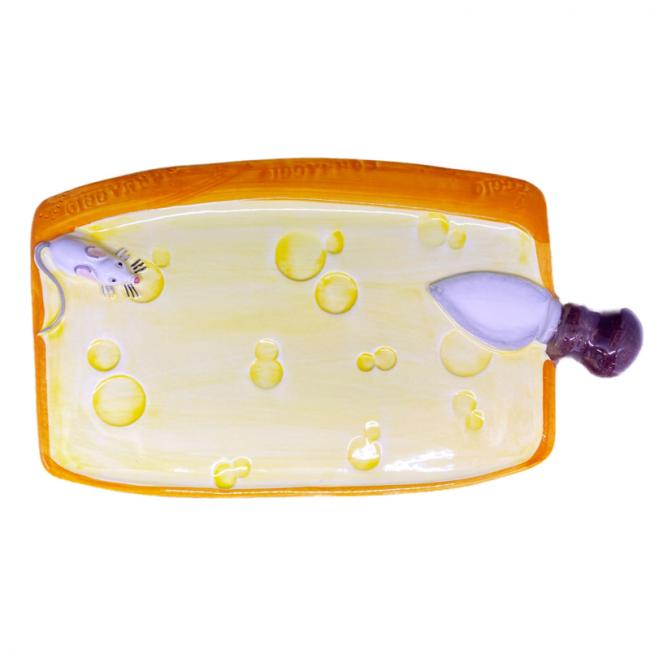 Piccobella Schaal Kaas - Keramiek - 29 cm x 20 cm