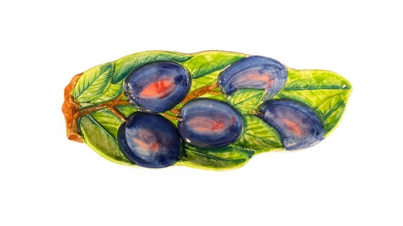 Piccobella Schaaltje - Vijg - Keramiek - 25,5 cm x 10,5 cm