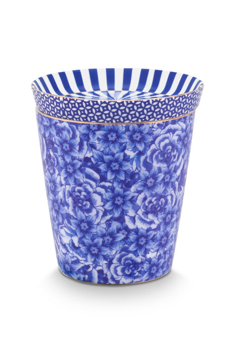 Pip Studio Royal Flower Beker met Blue Theetip - Porselein - 230 ml