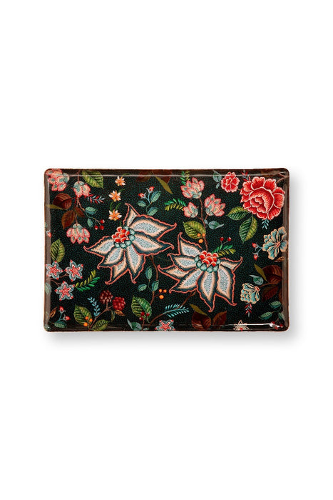 Pip Studio Berry Blues Dark Blue Dienblad - Metaal - 48 cm x 32 cm