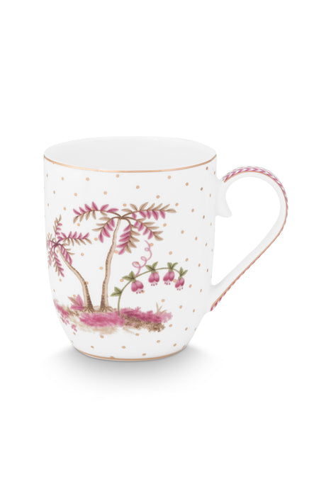 Pip Studio Jolie Dots Gold Pink Beker - Porselein - 145 ml