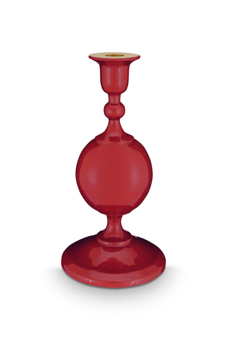 Pip Studio Sphere Small Dark Red Kandelaar - Metaal - 24 cm