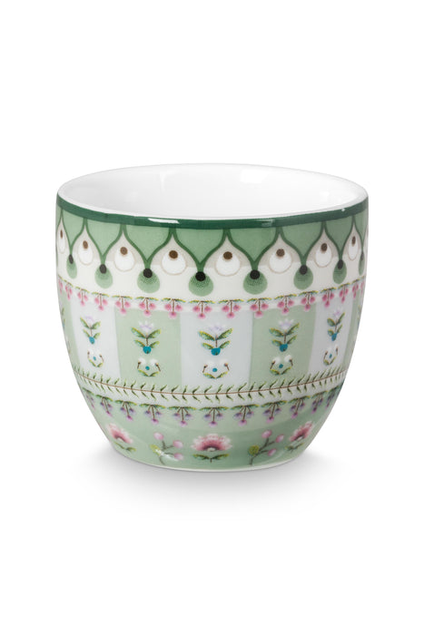 Pip Studio Lily & Lotus Moon Delight Light Green Eierdopje - Porselein - Ø 4,7 cm