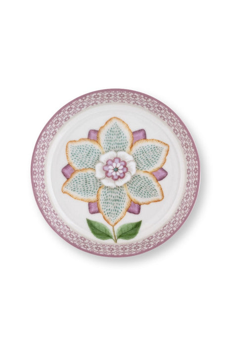 Pip Studio Lily & Lotus Off White Theetip - Porselein - Ø 9 cm