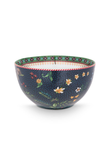 Pip Studio Berry Blues Blue Schaaltje - Porselein - Ø 15 cm