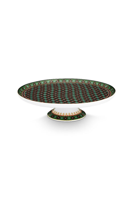 Pip Studio Clover Green Taartplateau - Porselein - Ø 21 cm
