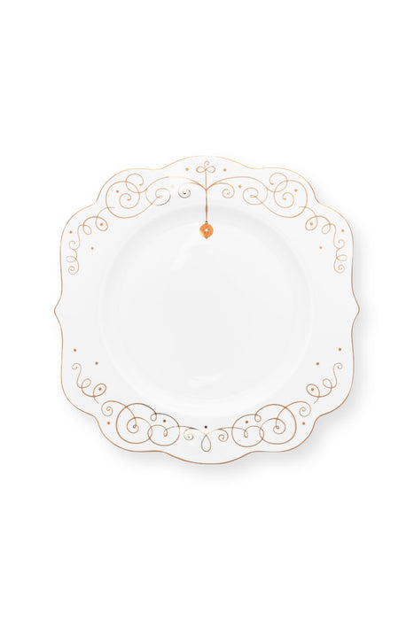 Pip Studio Royal Winter White Dinerbord - Porselein - Ø 28 cm