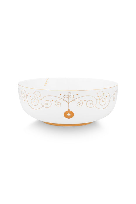 Pip Studio Royal Winter White Schaal - Porselein - Ø 23 cm