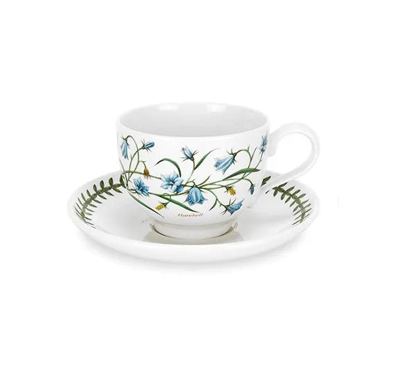 Portmeirion Botanic Garden Kop en Schotel - Harebell - Aardewerk - 280 ml