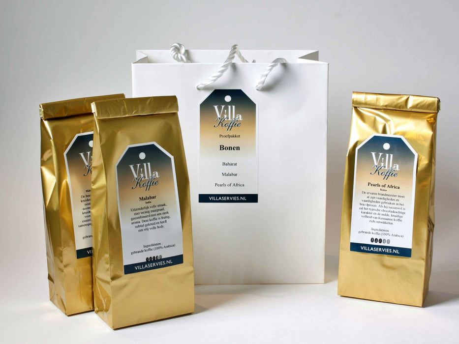 Koffie Proefpakket - Bonen of Vers Gemalen - 3 x 100 gram