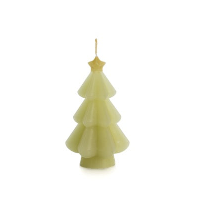 Rustik Lys Kerstboom Kaars - Pear - 9 cm