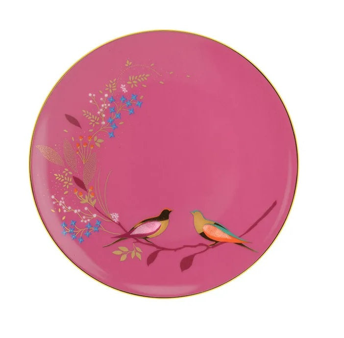 Sara Miller London Chelsea - Pink - Ontbijtbord - Fine China - Ø 20,4 cm