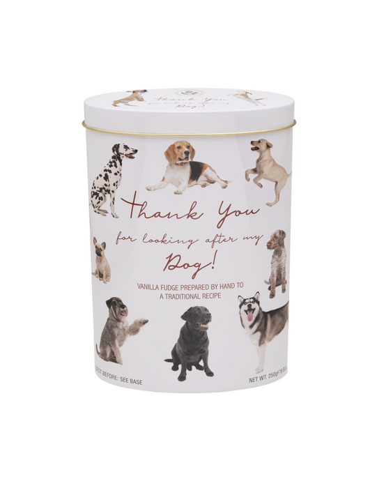 Gardiners of Scotland Thank You Dog Vanilla Fudge Blik - 250 gram