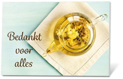 Thee in een Kaartje - Bedankt voor alles