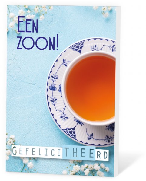 Thee in een Kaartje - Een zoon! Gefeliciteerd