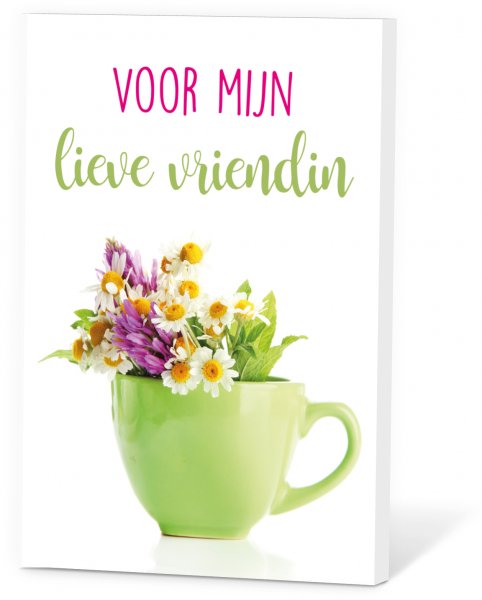 Thee in een Kaartje - Voor mijn lieve vriendin