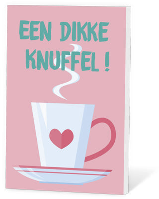Thee in een Kaartje - Een dikke knuffel!