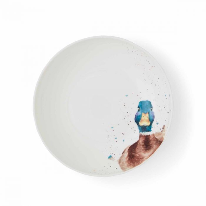 Wrendale Designs Duck Pastabord - Eend - Porselein - Ø 22 cm