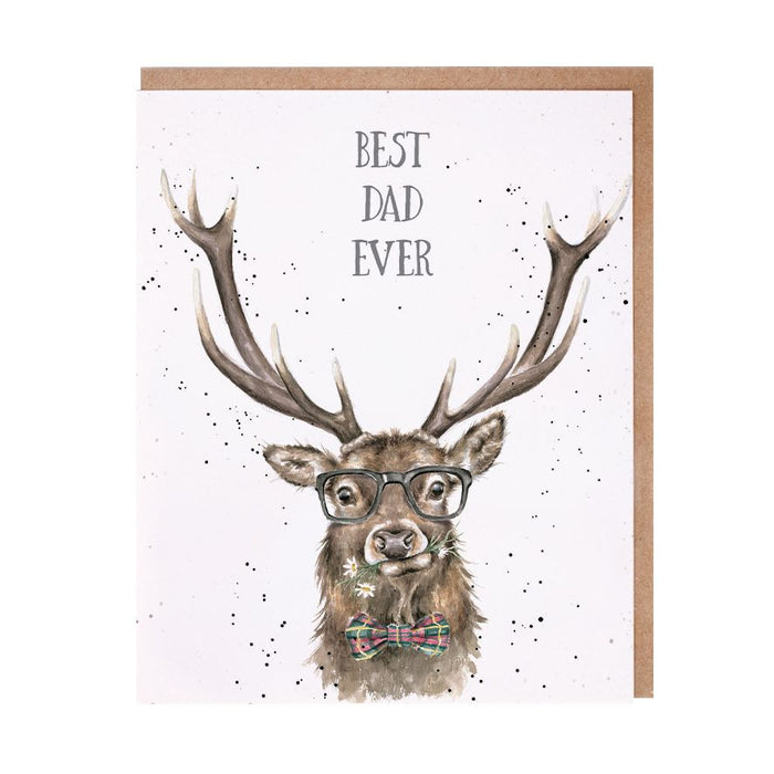 Wrendale Designs Best Dad Ever Kaart
