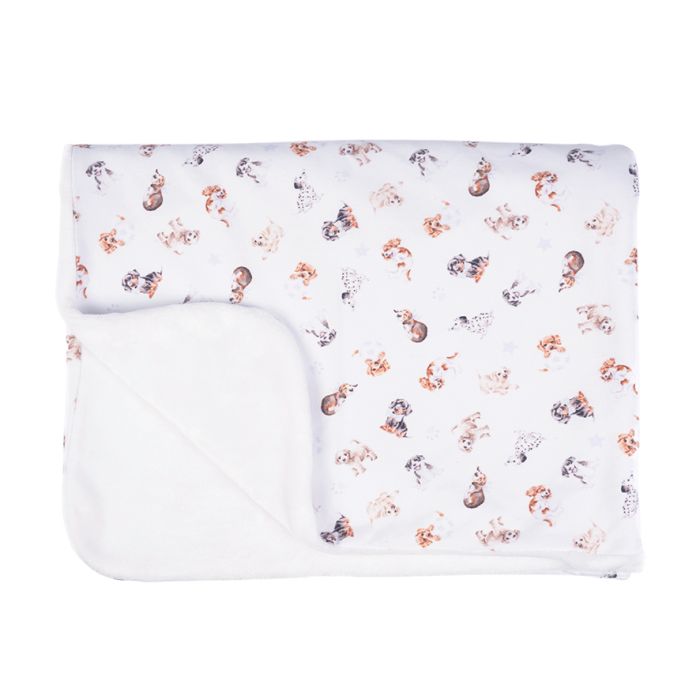 Wrendale Designs Little Paws Babydeken - 90 cm x 69 cm