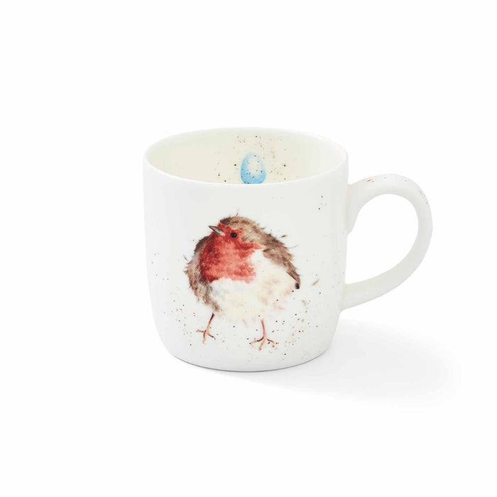 Wrendale Designs Garden Friend Robin Beker - Roodborstje - Fine Bone China - 300 ml