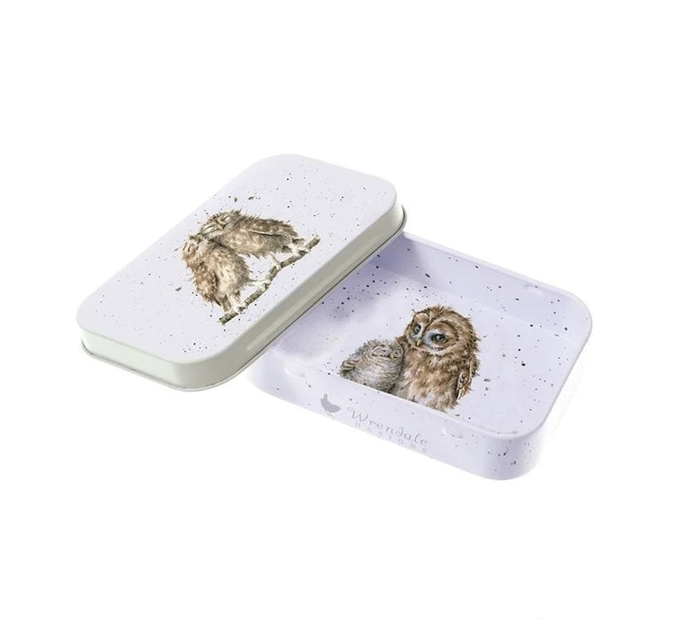 Wrendale Designs Owlets Blikje - Uiltjes - Metaal