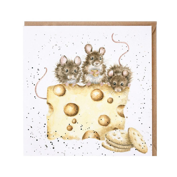 Wrendale Designs Crackers about Cheese Kaart