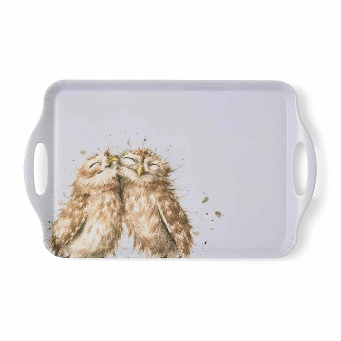 Wrendale Designs Owl Dienblad - Melamine - 48 cm x 29,5 cm