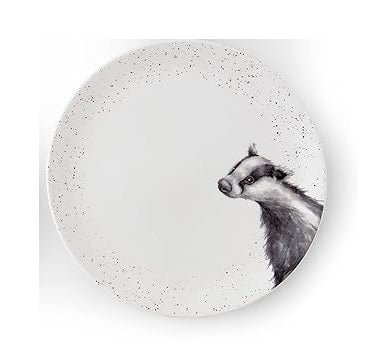 Wrendale Designs Badger Dinerbord - Das - Porselein - Ø 26,7 cm