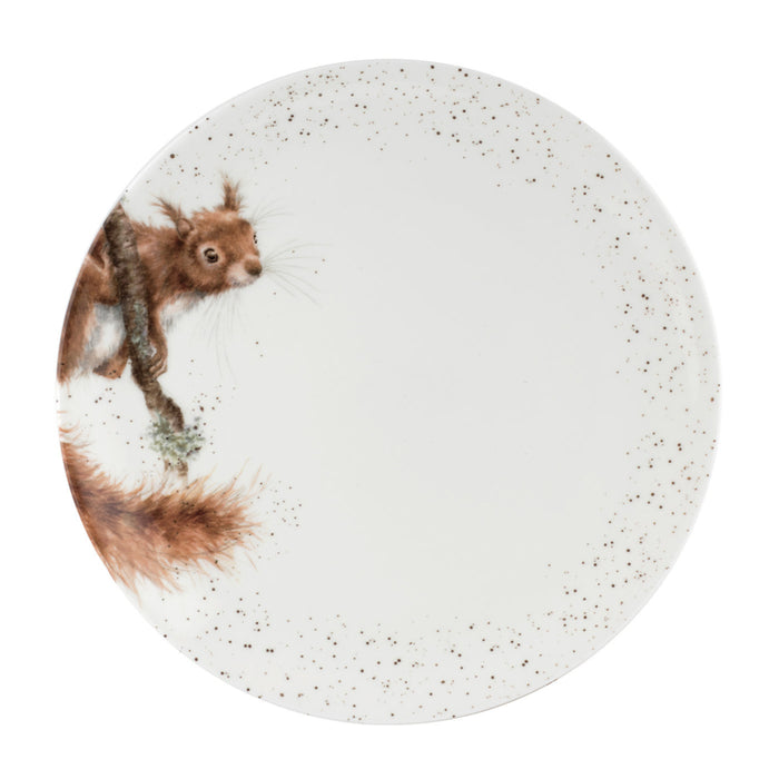 Wrendale Designs Squirrel Dinerbord - Eekhoorn - Porselein - Ø 26,7 cm