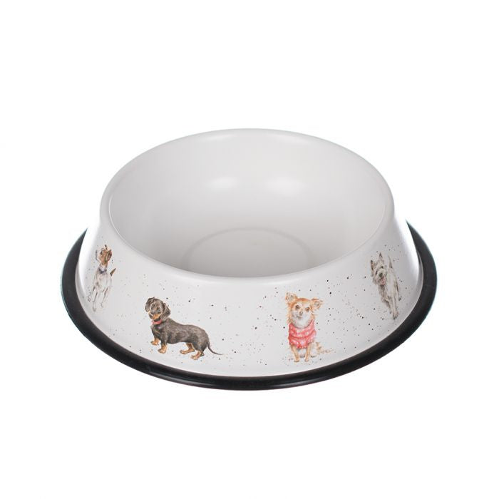 Wrendale Designs Honden Voerbak - Metaal/Kunststof - Ø 22 cm