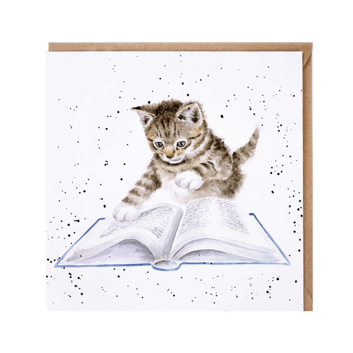 Wrendale Designs The Bookworm Kaart