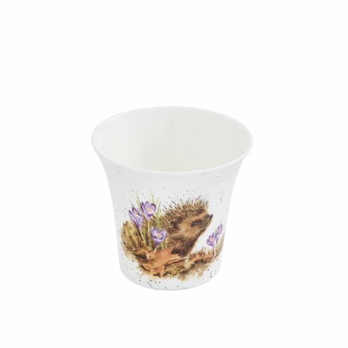 Wrendale Designs New Beginnings Kruidenpot - Egel - Porselein - 10 cm