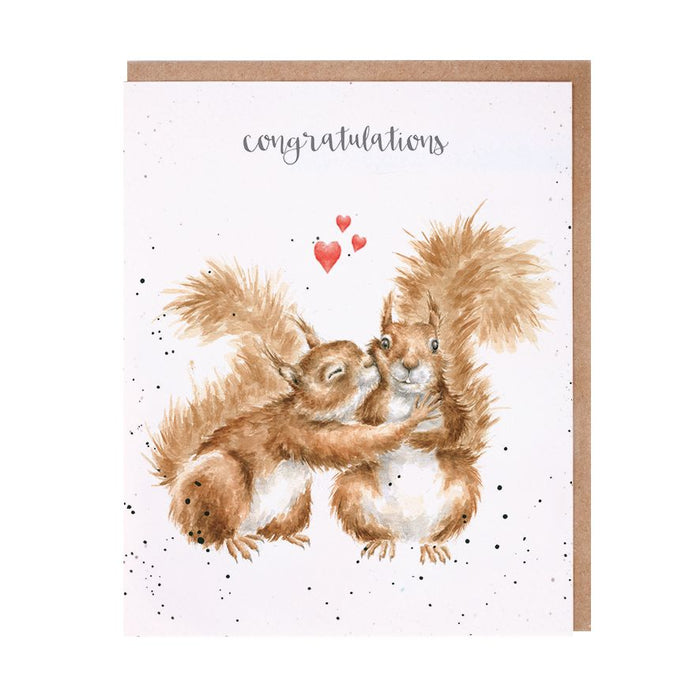 Wrendale Designs Nuts About Each Other Kaart