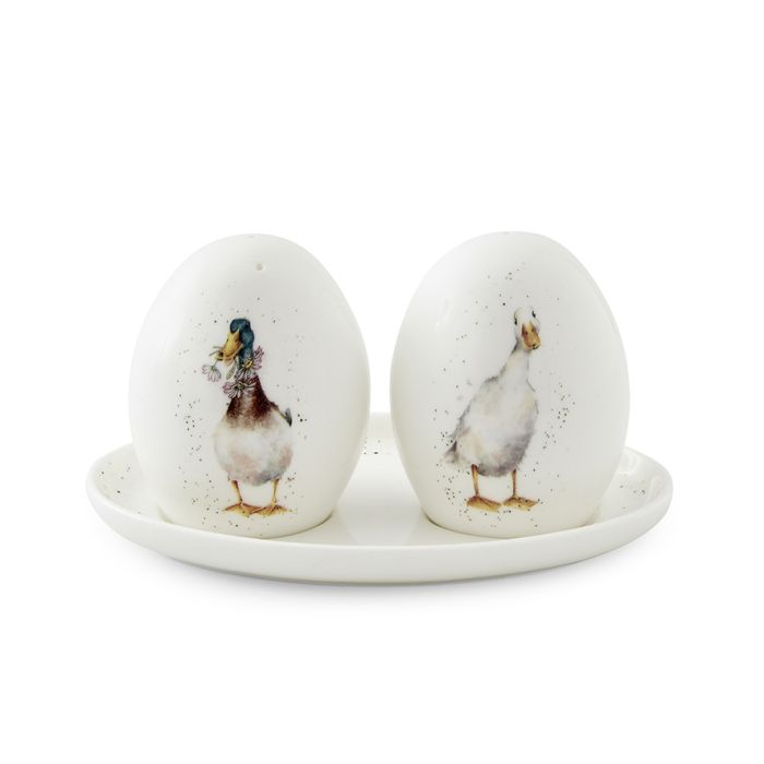 Wrendale Designs Not a Daisy Goes By Peper en Zout Stel - Fine Bone China - 8,3 cm