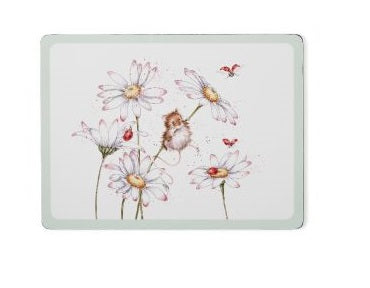 Wrendale Designs Wildflower Placemat - Muisje - 40,1 cm x 29,8 cm
