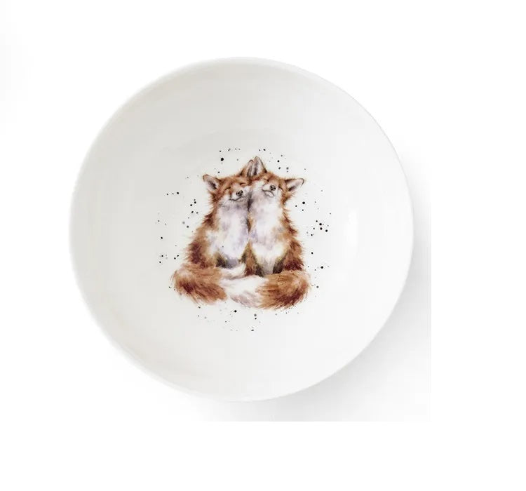 Wrendale Designs Fox Schaaltje - Vos - Porselein - Ø 15,3 cm