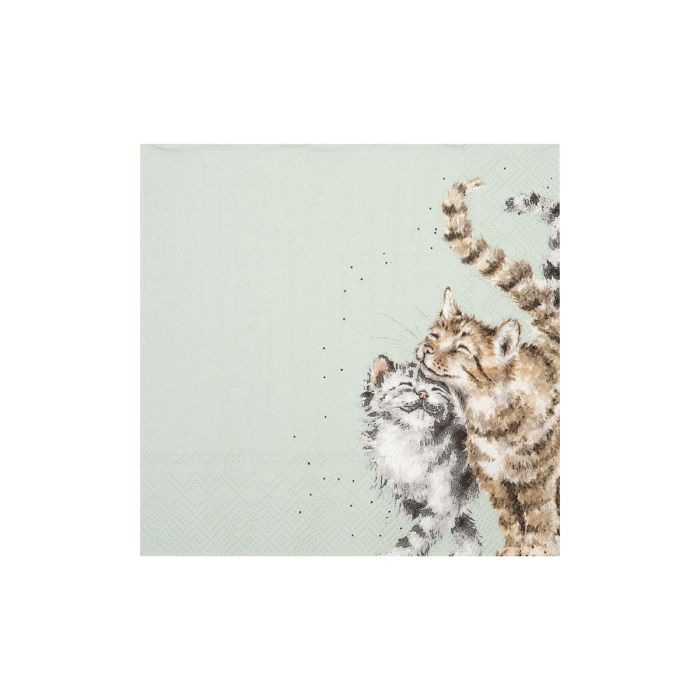 Wrendale Designs Feline Good Papieren Servetten - 24 cm x 24 cm