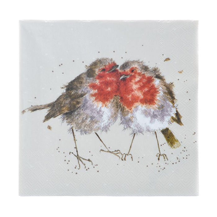 Wrendale Designs Snuggled Together Papieren Servetten - 33 cm x 33 cm