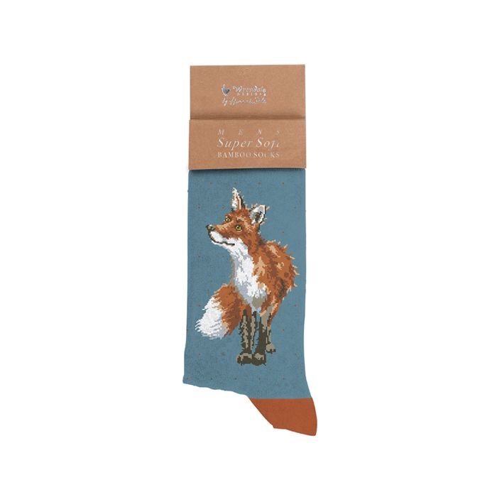 Wrendale Designs Bright Eyed and Bushy Tailed Herensokken