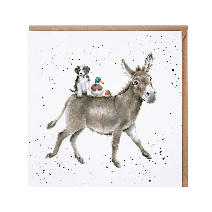 Wrendale Designs The Donkey Ride Kaart