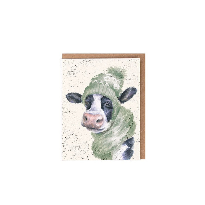 Wrendale Designs Mooo-rry Christmas Kaartje
