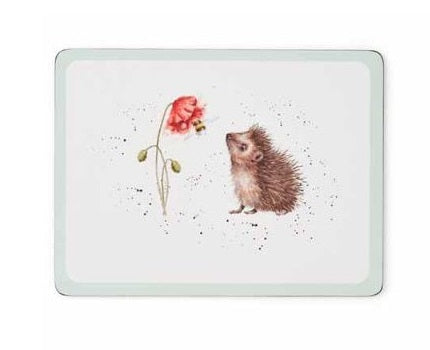 Wrendale Designs Woodland Animal Placemat - Egel - 30,5 cm x 23 cm