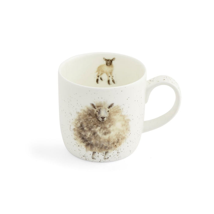 Wrendale Designs Woolly Jumper Beker - Schaap - Fine Bone China - 300 ml