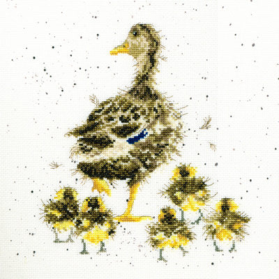Wrendale Designs Lovely Mum Borduurpakket - 26 cm x 26 cm