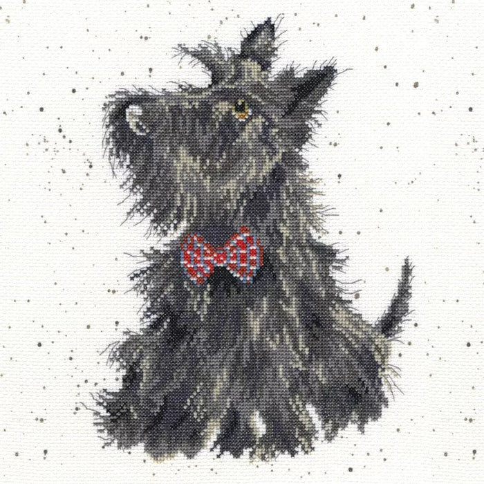 Wrendale Designs Scottie Borduurpakket - 26 cm x 26 cm