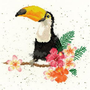 Wrendale Designs Toucan of my Affection Borduurpakket - 26 cm x 26 cm